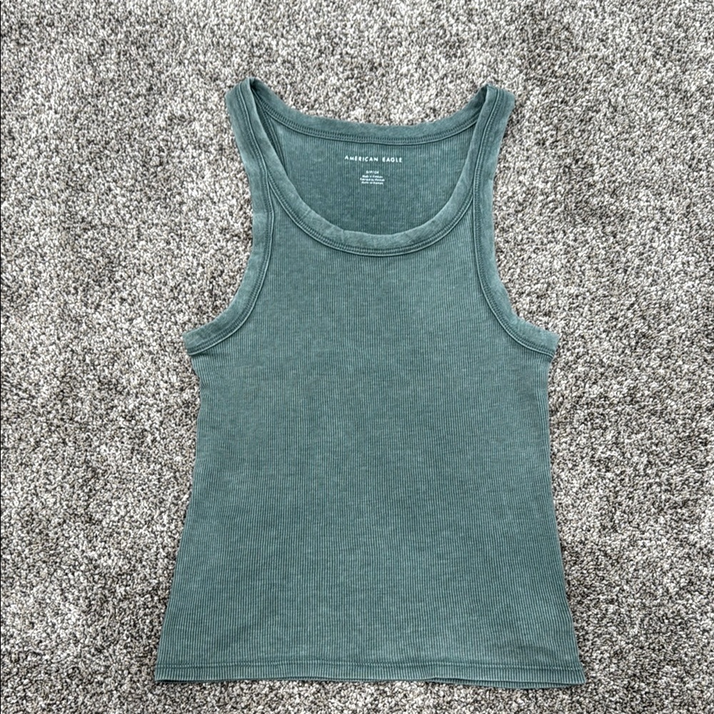 American Eagle Outfitters Ribbed Tank Top ~ Women's Size Small